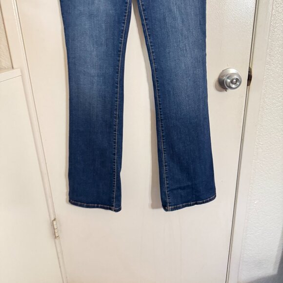 ☀️ KUT FROM THE KLOTH Natalie High Rise Trouser Flare Jeans Denim 4 Dark Wash - Picture 5 of 10